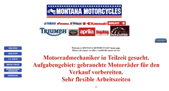 Desktop Screenshot of montanamotorcycles.com