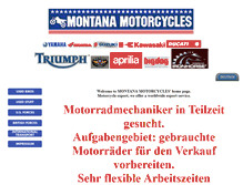 Tablet Screenshot of montanamotorcycles.com